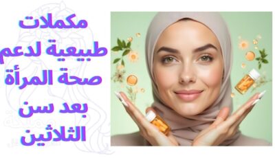 مكملات طبيعية لدعم صحة المرأة بعد سن الثلاثين مكملات طبيعية لدعم صحة المرأة بعد سن الثلاثين