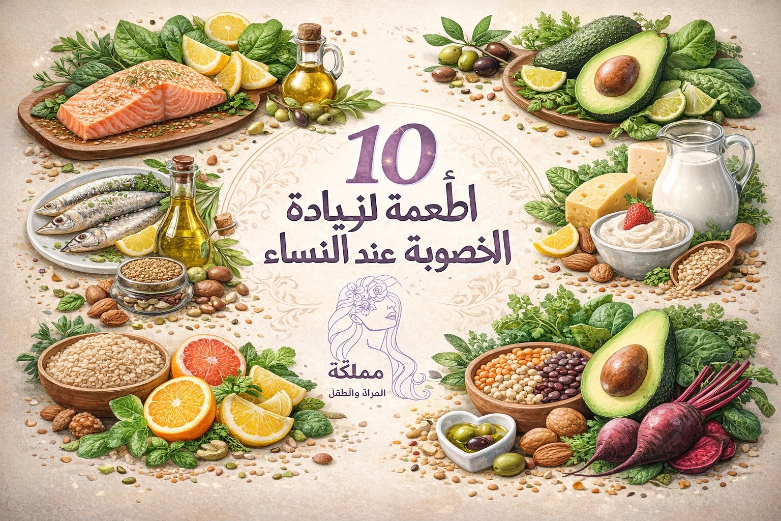 10 أطعمة لزيادة الخصوبة عند النساء