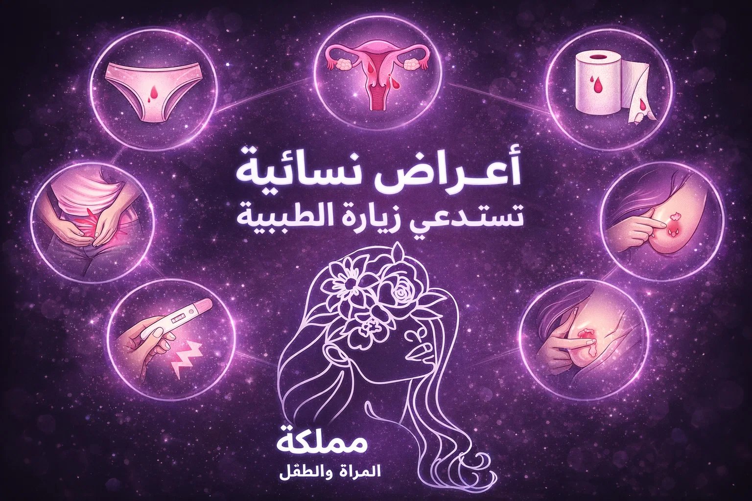 أعراض نسائية تستدعي زيارة الطبيبة