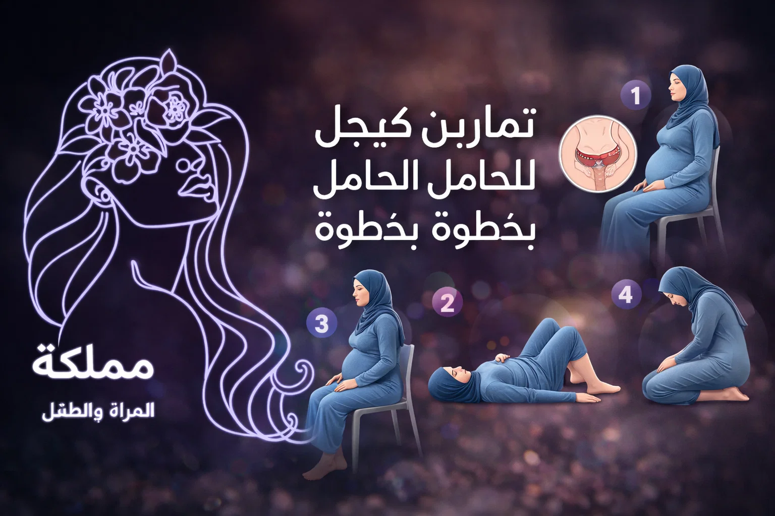 تمارين كيجل للحامل خطوة بخطوة