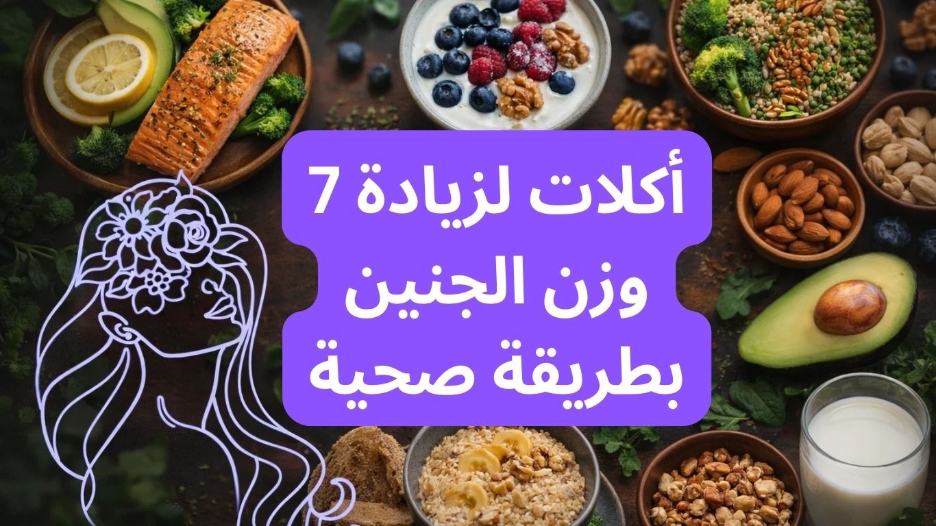 7 أكلات لزيادة وزن الجنين بطريقة صحية